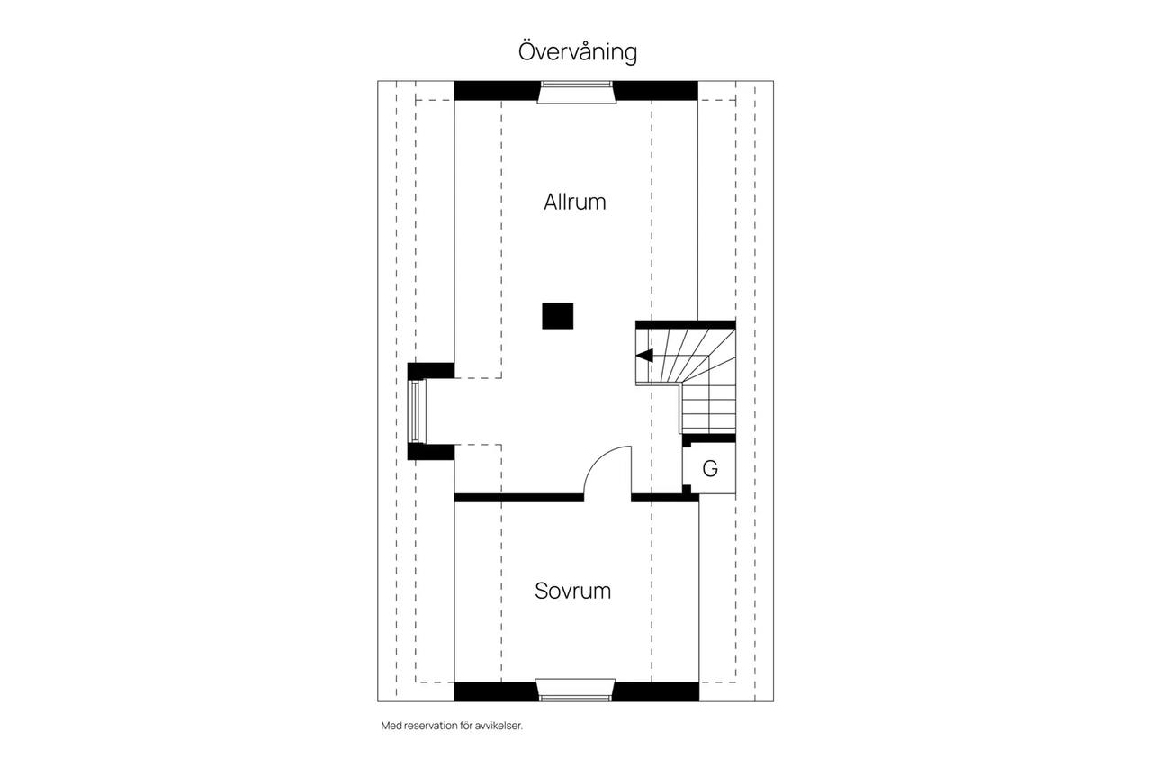 Floor plan for Gammelgarn Svartdal 633
