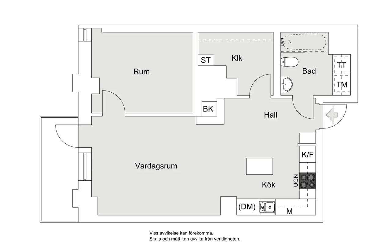 Floor plan for Mjölnarvägen 16, 9tr
