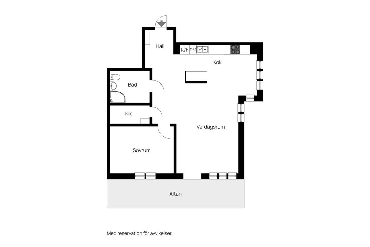 Floor plan for Frönäsudden 4