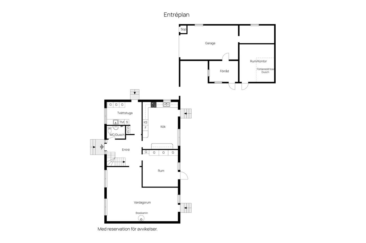Floor plan for Fårhagsvägen 23