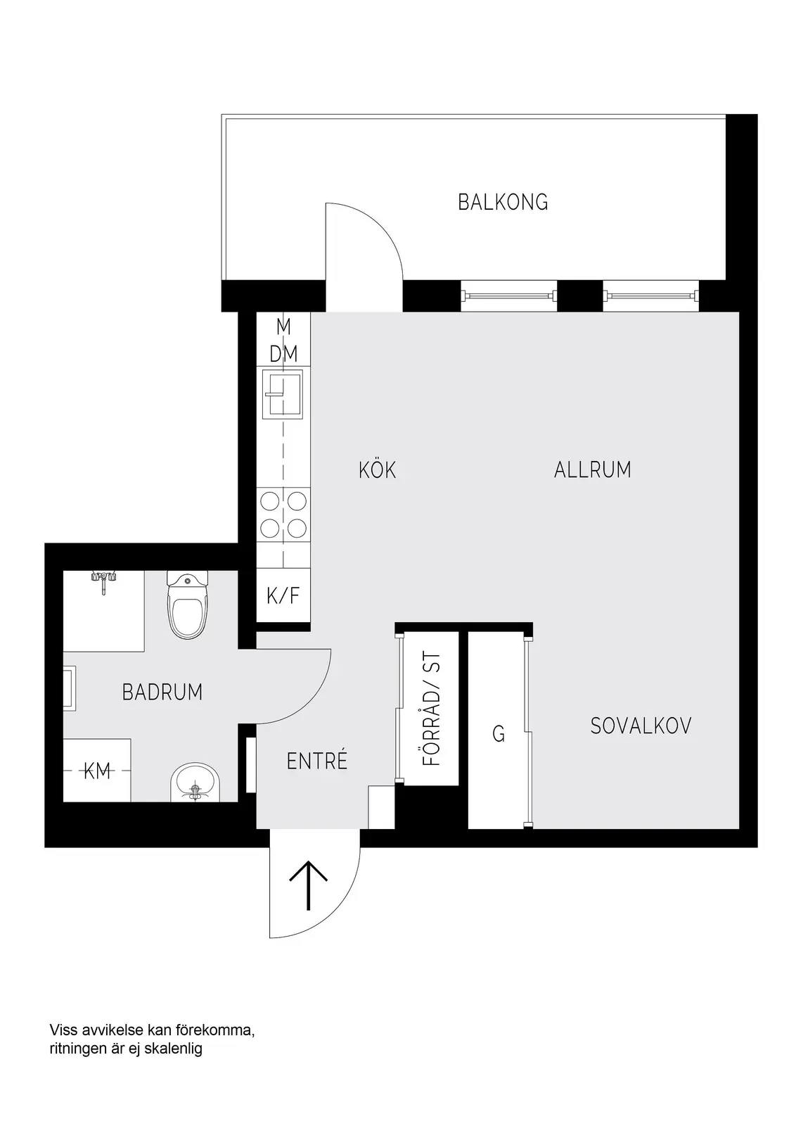 Floor plan for Gaffelseglet 25