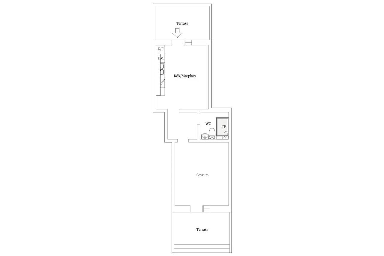 Floor plan for Ängmansvägen 6H