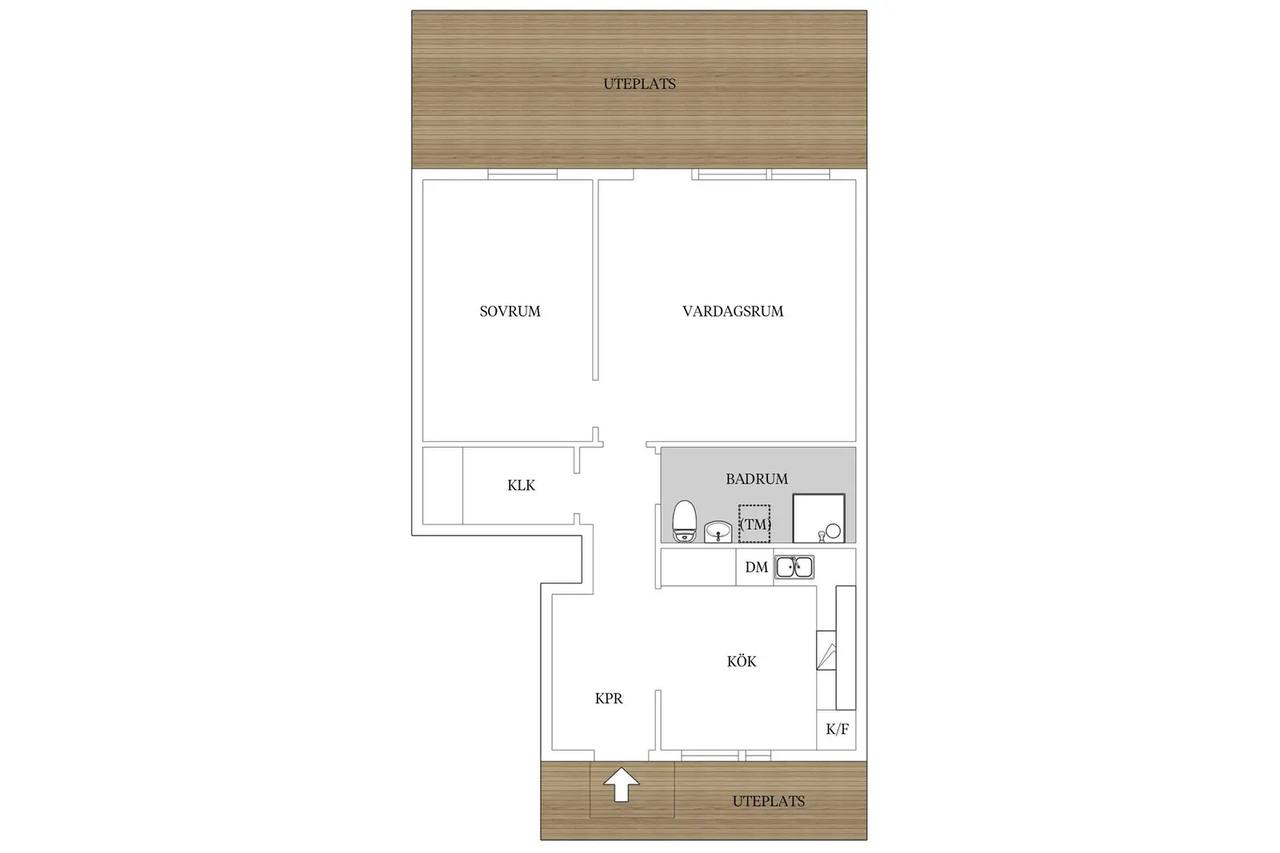 Floor plan for Gunnesbovägen 30