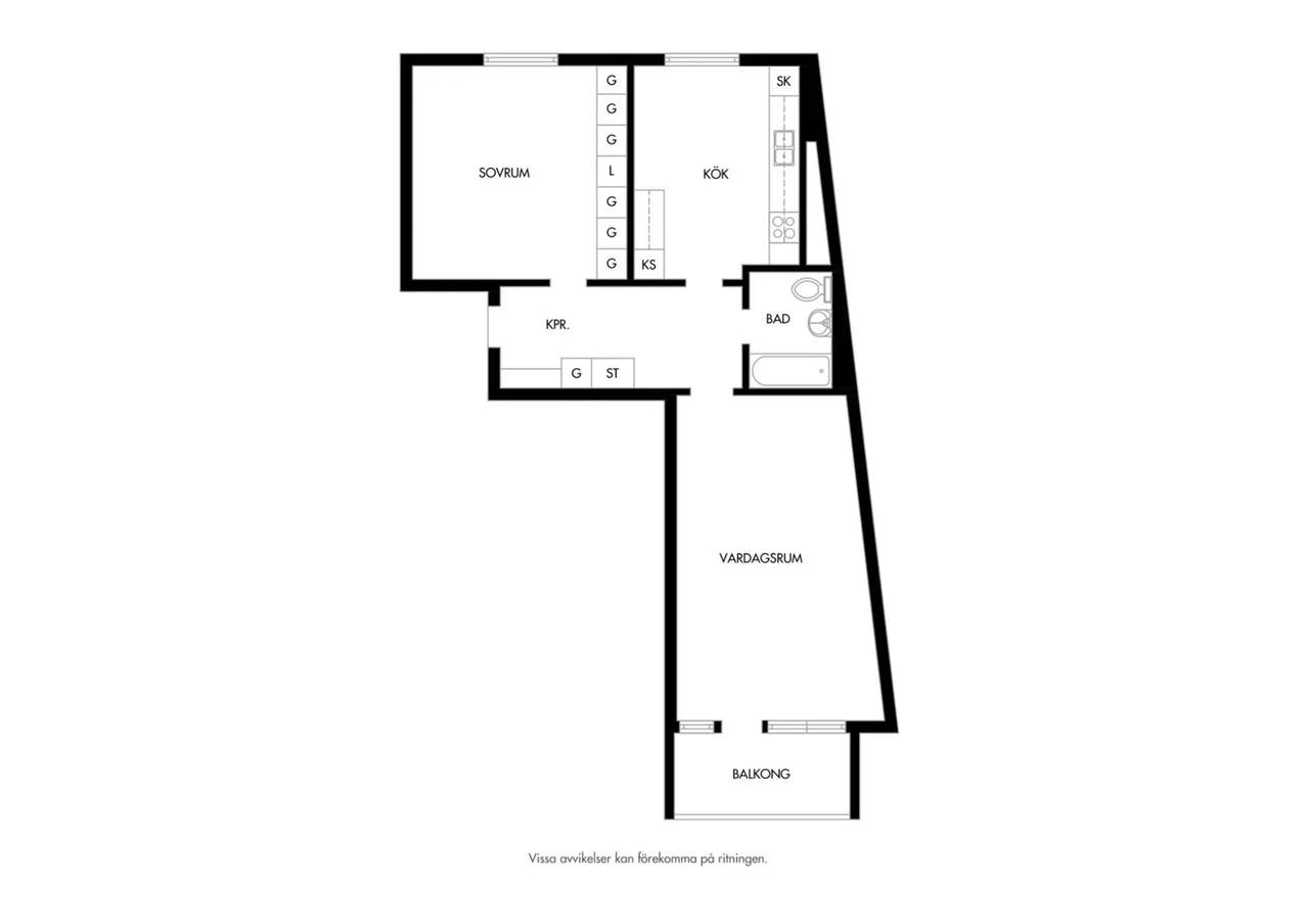 Floor plan for Möllevångsgatan 32