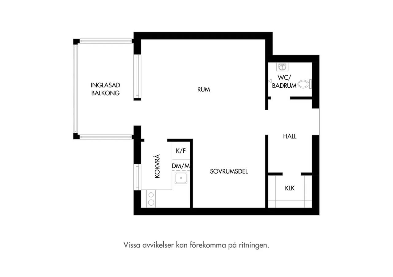 Floor plan for Amiralsgatan 96A