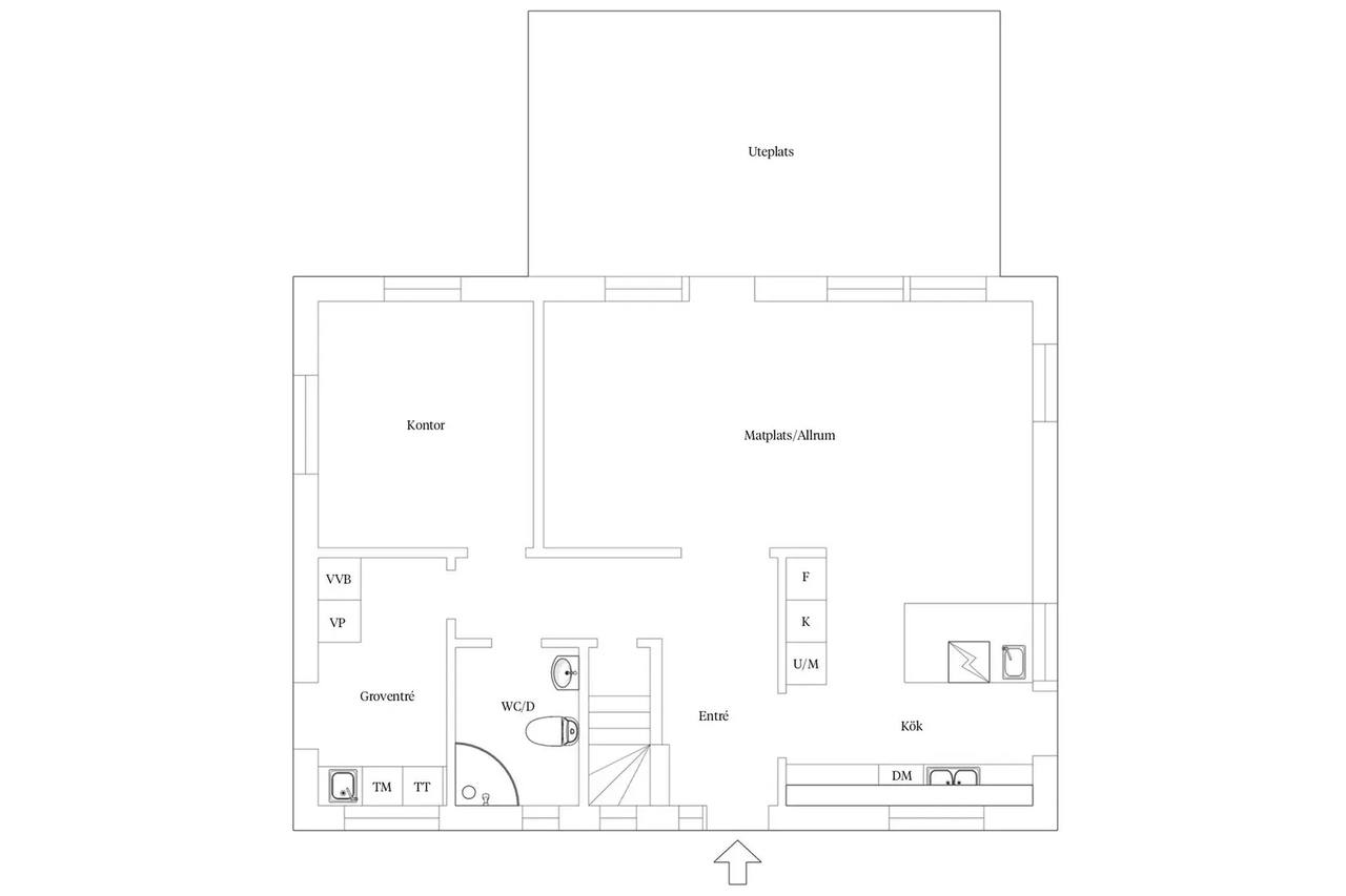 Floor plan for Hagmarksvägen 19
