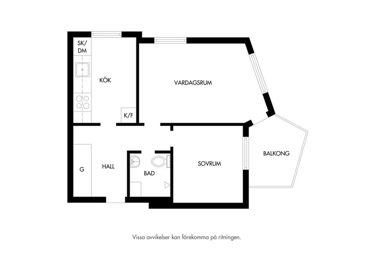 Floor plan for Uddeholmsgatan 36