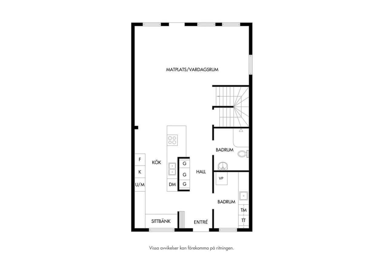 Floor plan for Hjärtevägen 18