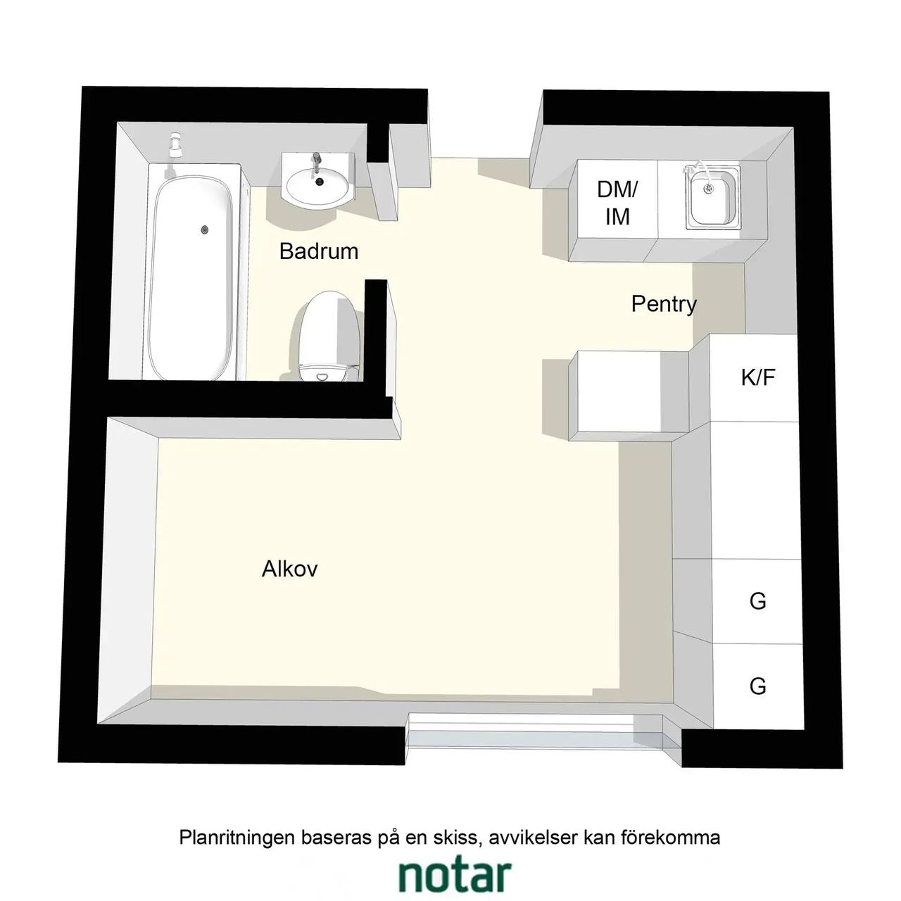 Floor plan for Cedergrensvägen 16