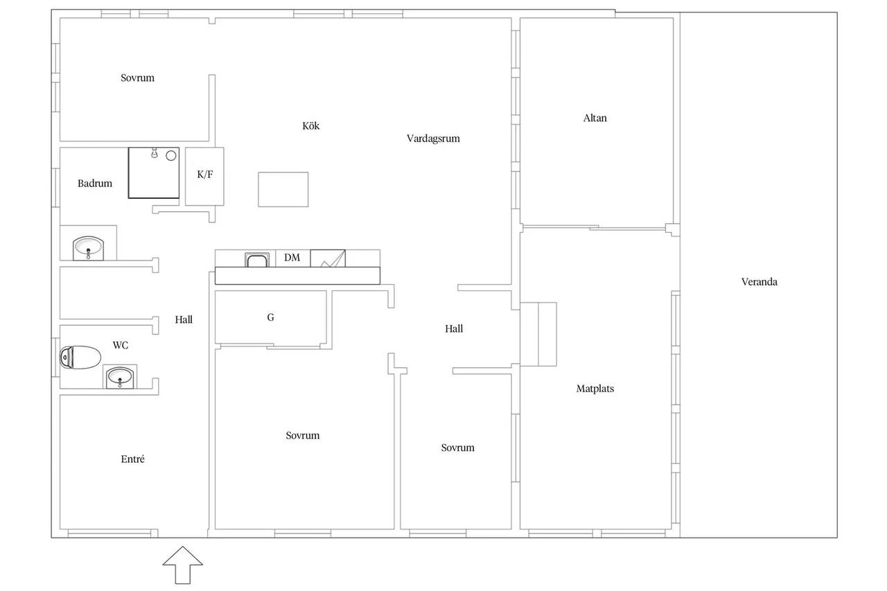 Floor plan for Eksta Hajstäde 248