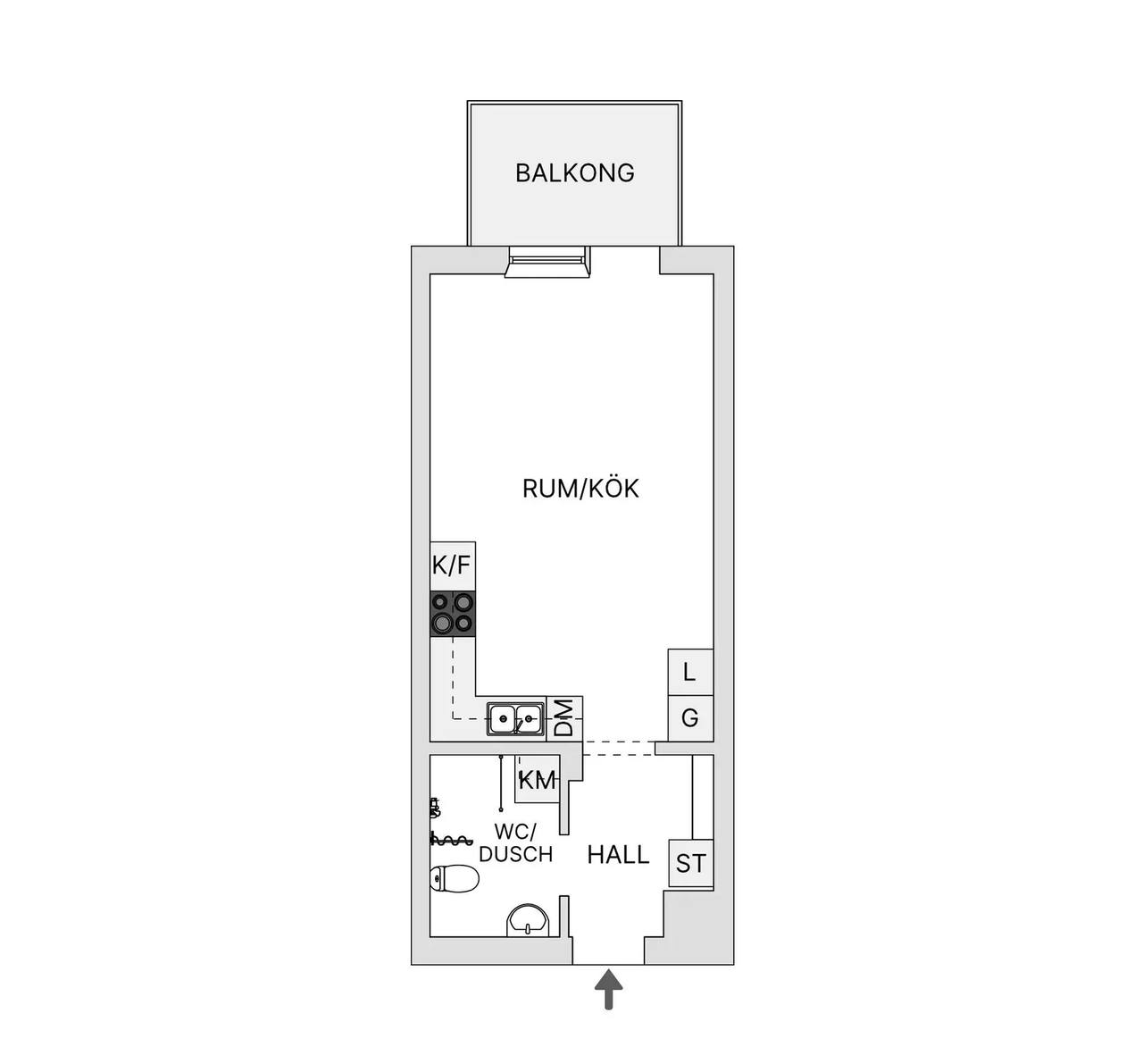 Planritning för Odensalavägen 46