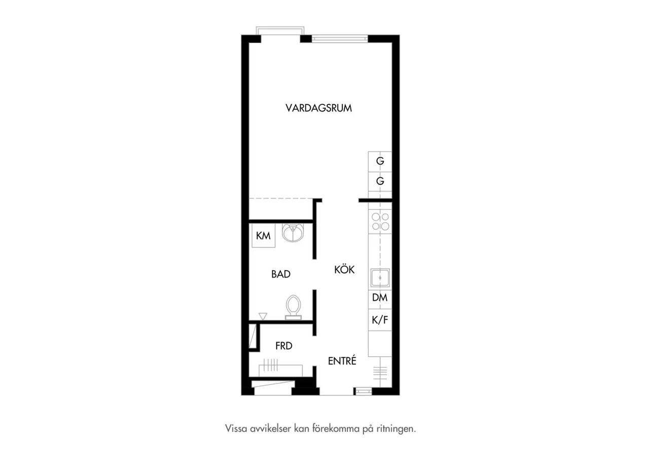 Planritning för Gulkullagatan 20