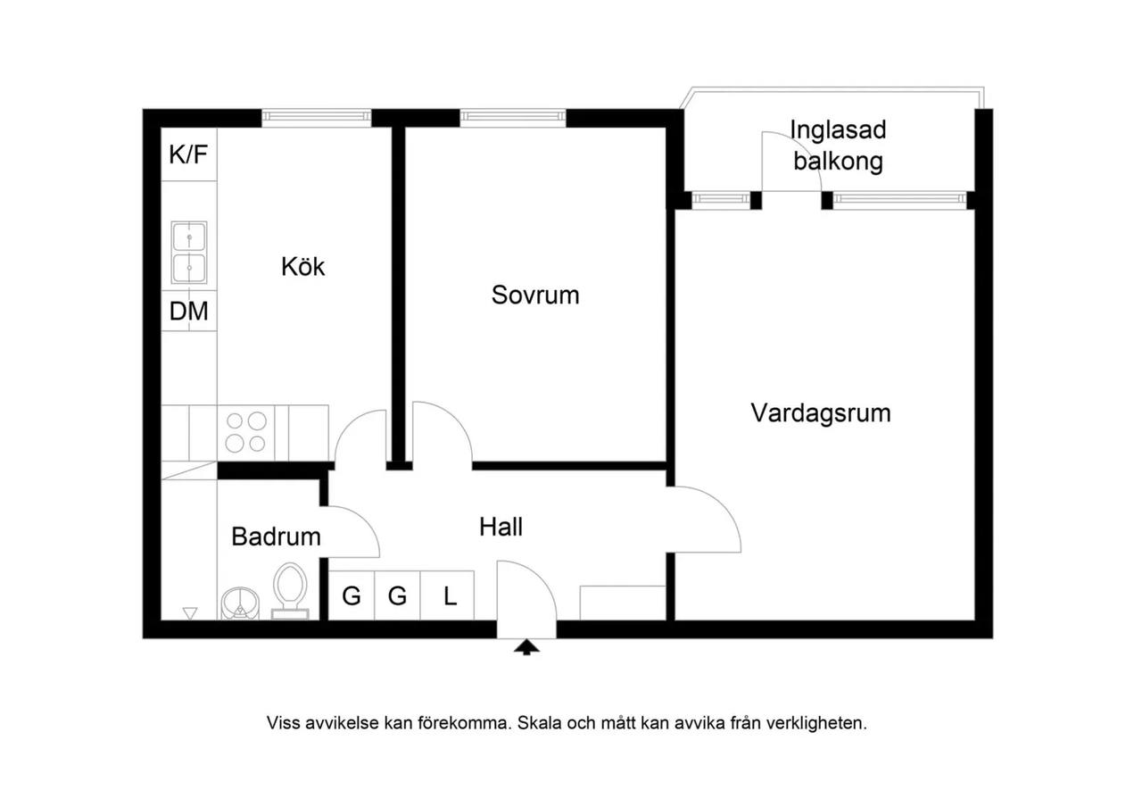 Planritning för Granvägen 83