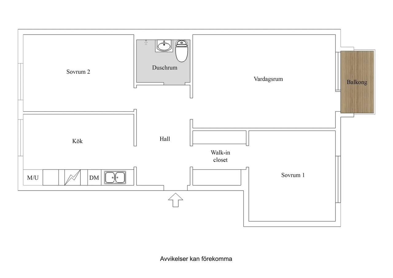 Planritning för Sätunavägen 17A