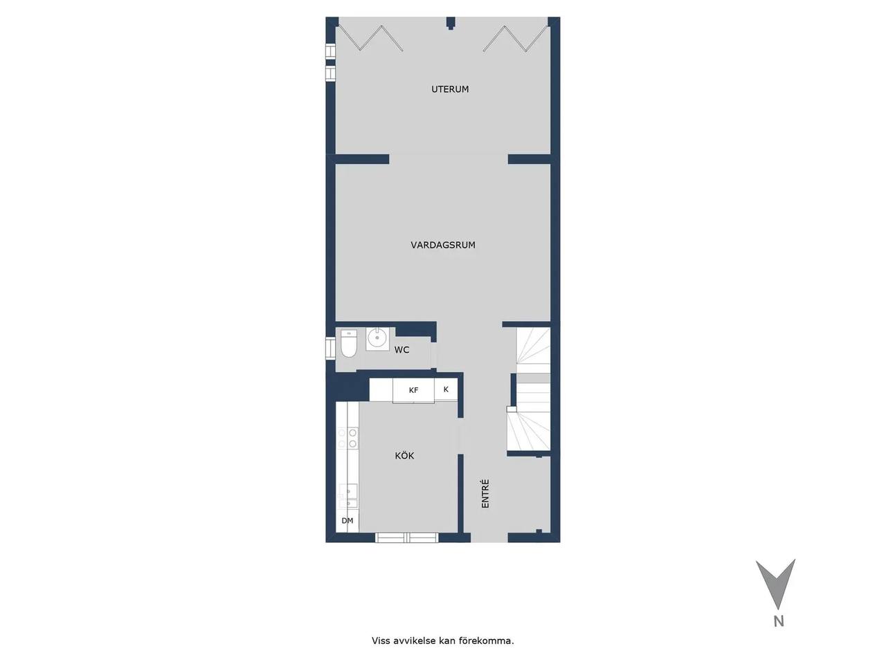 Planritning för Örngatan 8A