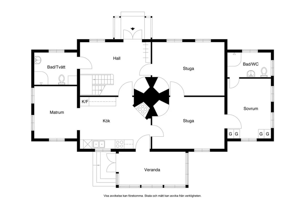 Planritning för Norsborg 1