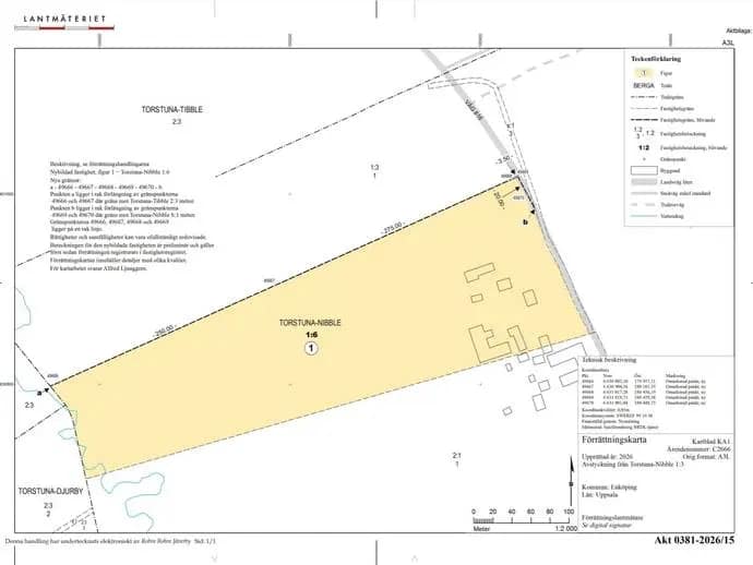 Floor plan for Torstuna Nibble 4