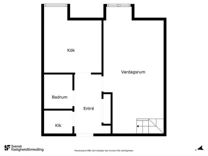 Planritning för Odengatan 4