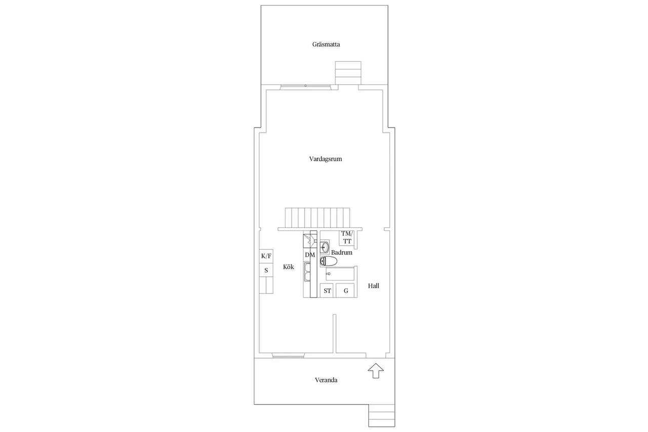 Floor plan for Lillekärr södra 180C