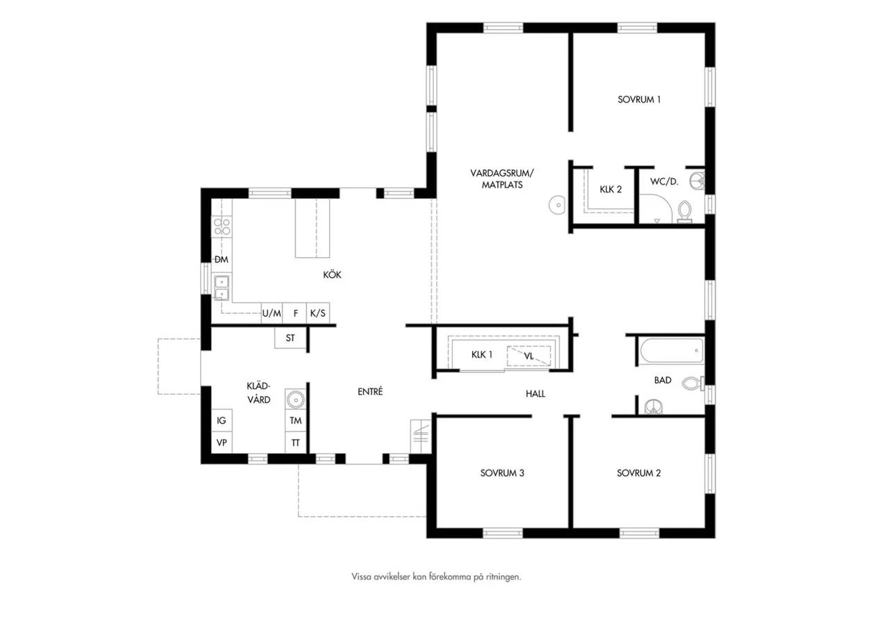 Floor plan for Sjöormens väg 1