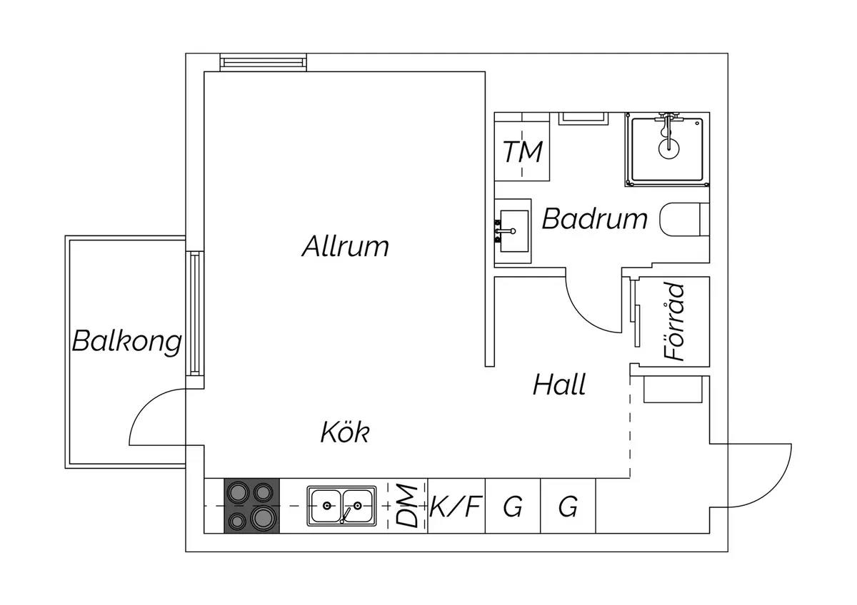 Floor plan for Storseglet 53