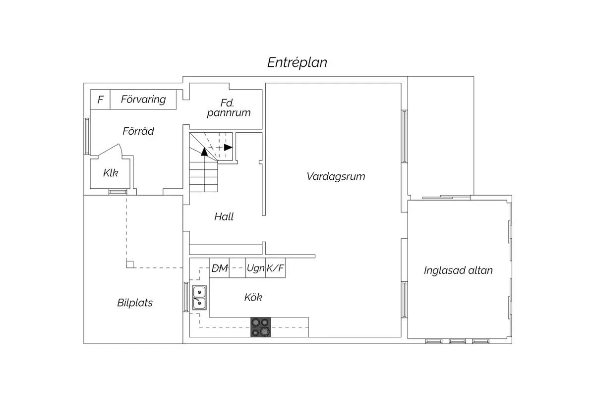 Floor plan for Esbjörnsgatan 110
