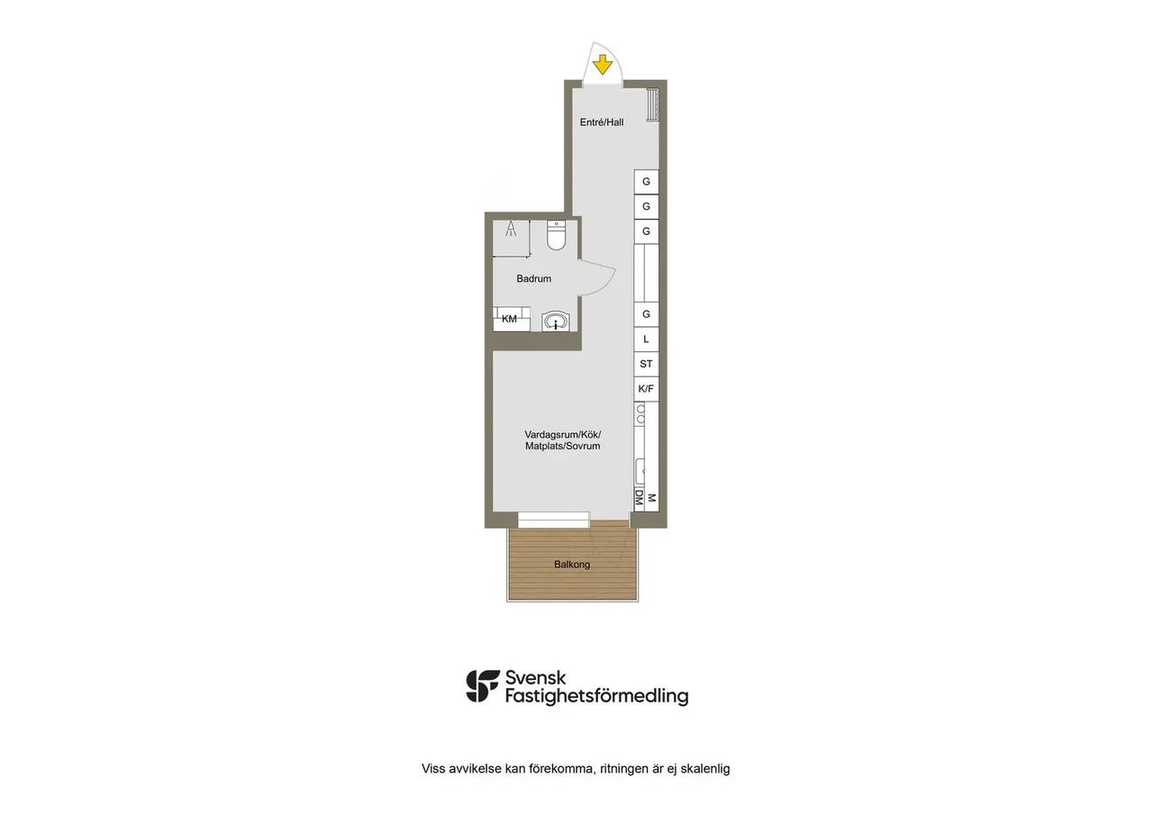 Floor plan for Herrgårdsgatan 113
