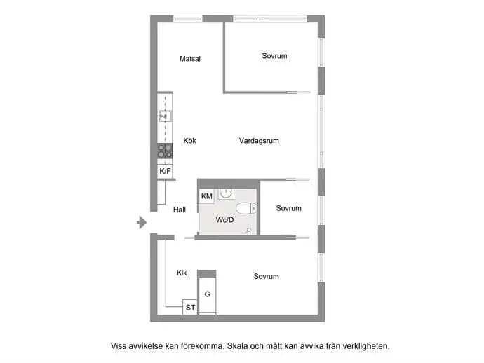 Floor plan for Ursviks Allé 23