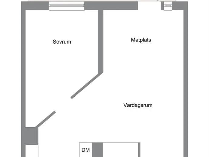 Planritning för Hagalundsgatan 34, Uteplats