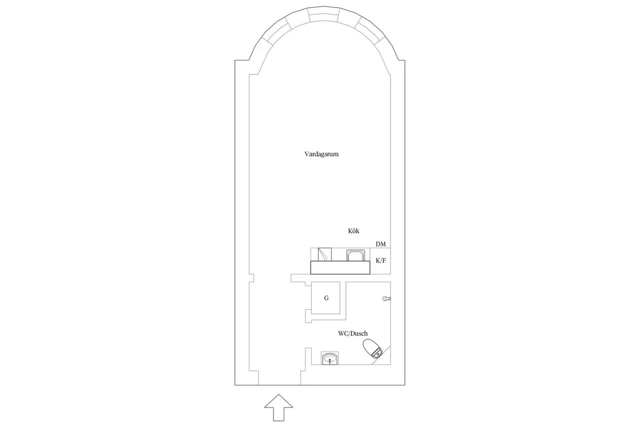 Floor plan for Inedalsgatan 15