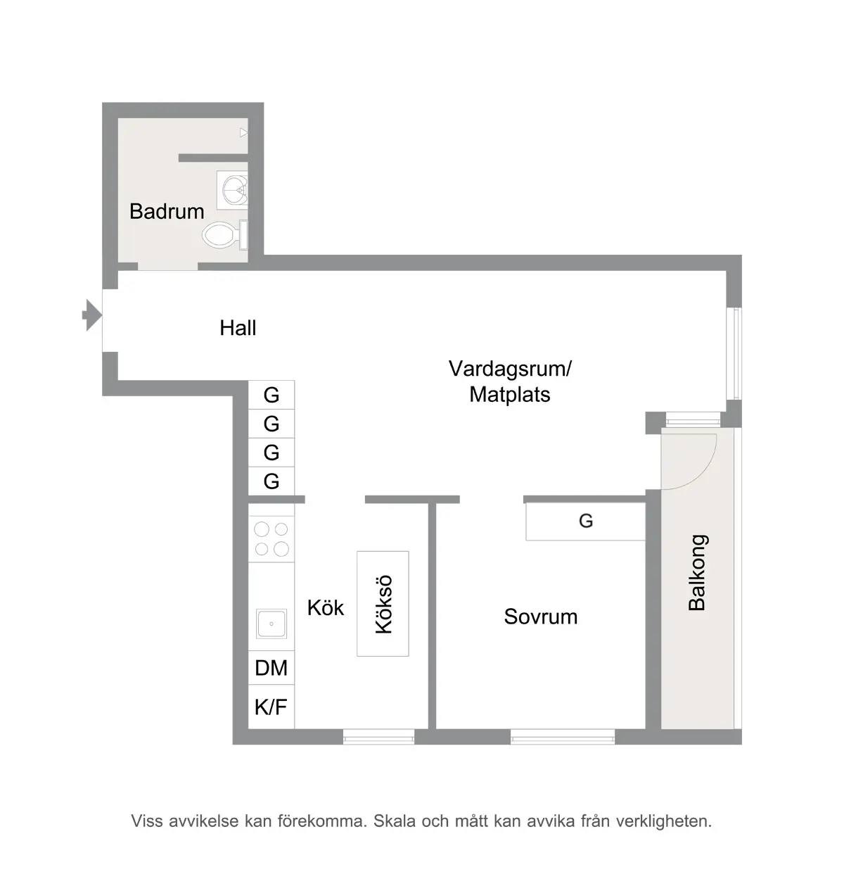 Planritning för Strandvägen 25