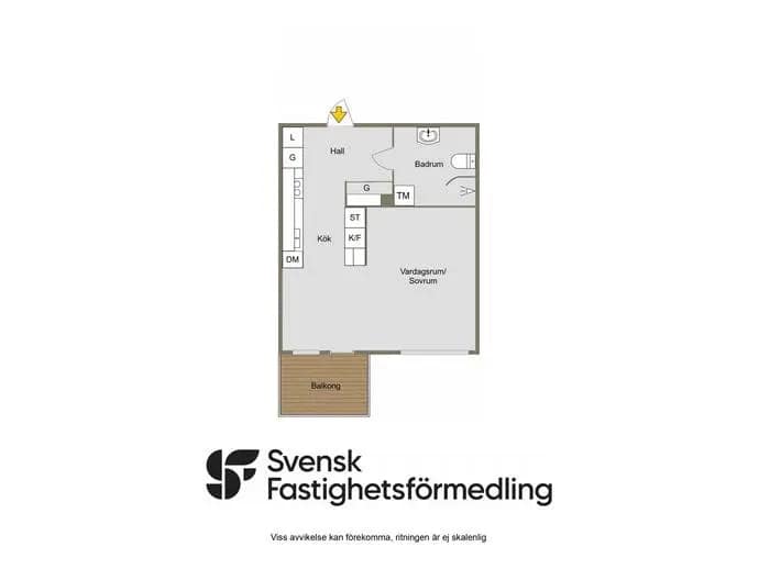 Planritning för Barrskogsvägen 1