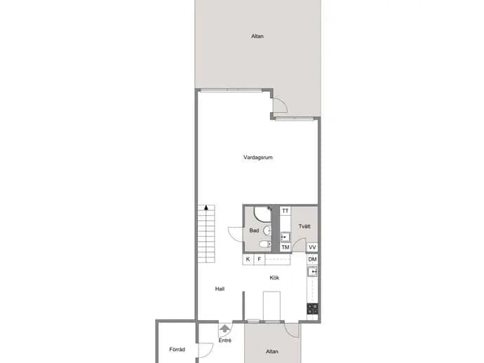 Floor plan for Åsgatan 6