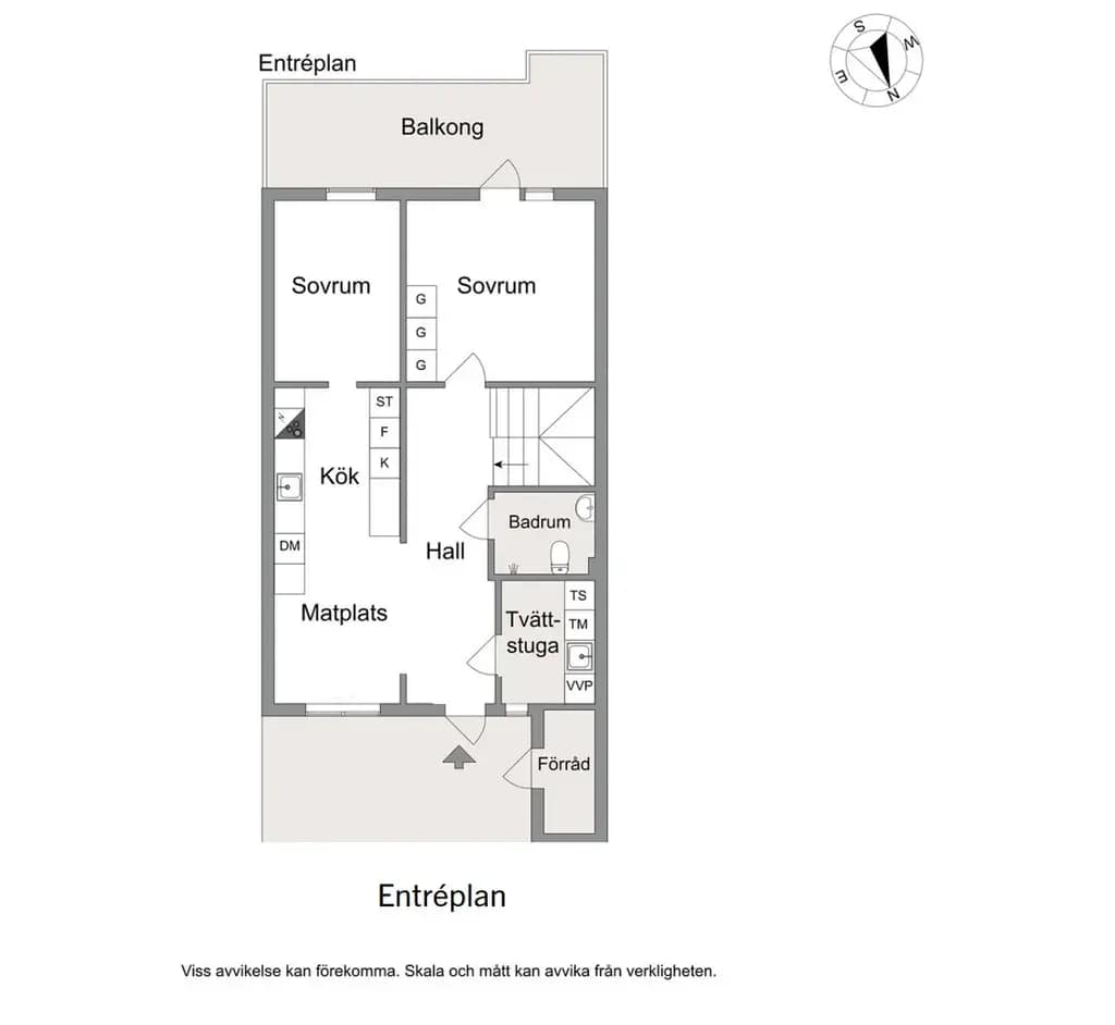 Planritning för Farstavägen 49
