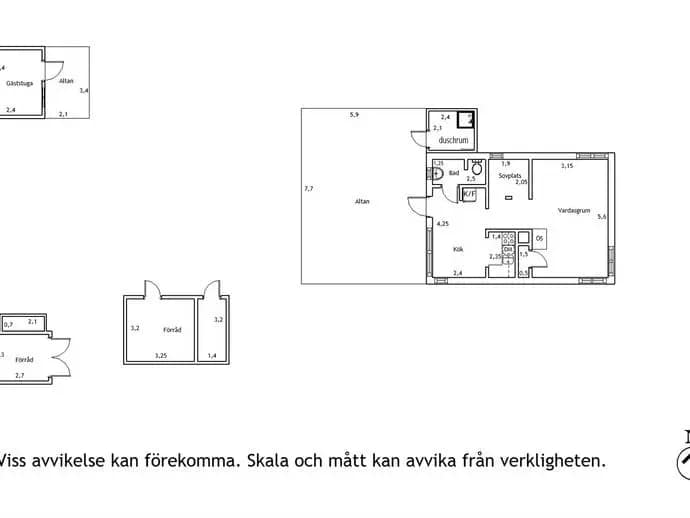 Planritning för Vårstigen 10