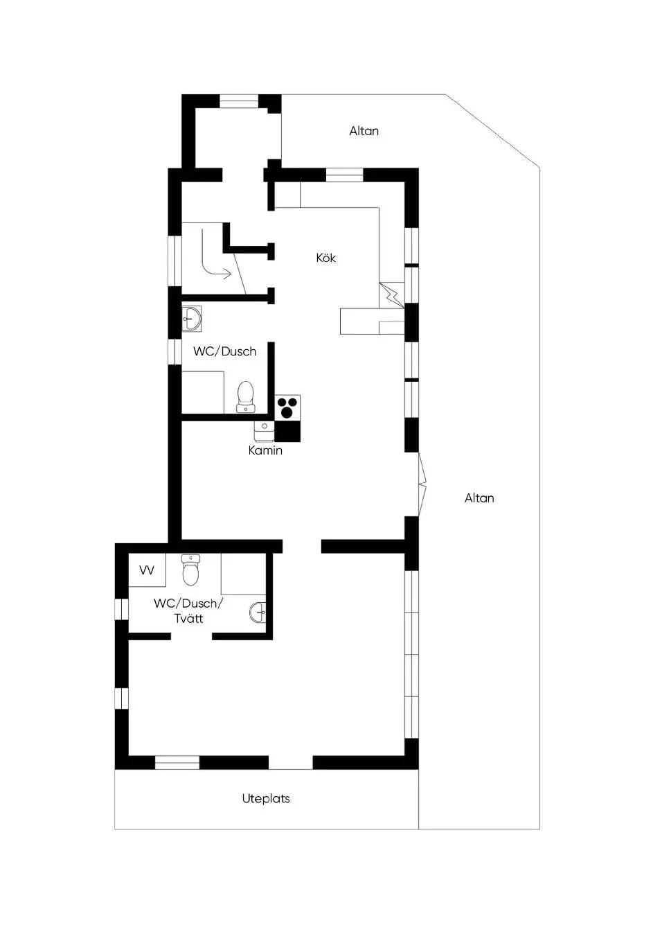 Floor plan for Ängshejdan 12