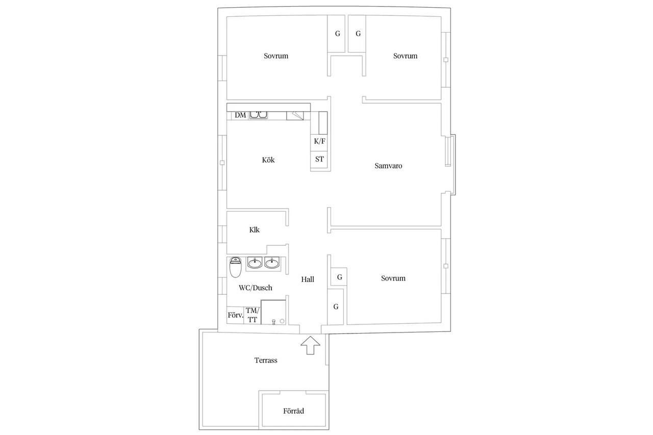 Floor plan for Älvkvarnsgatan 123