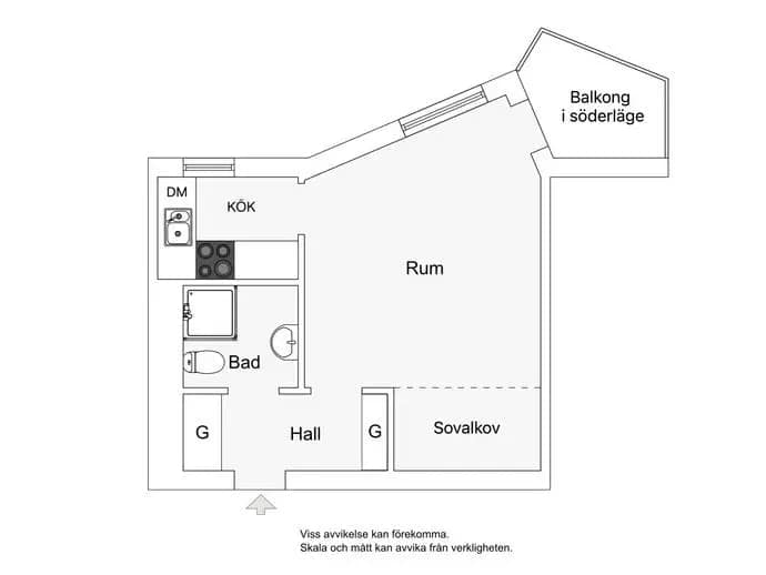 Floor plan for Järnlundsvägen 22