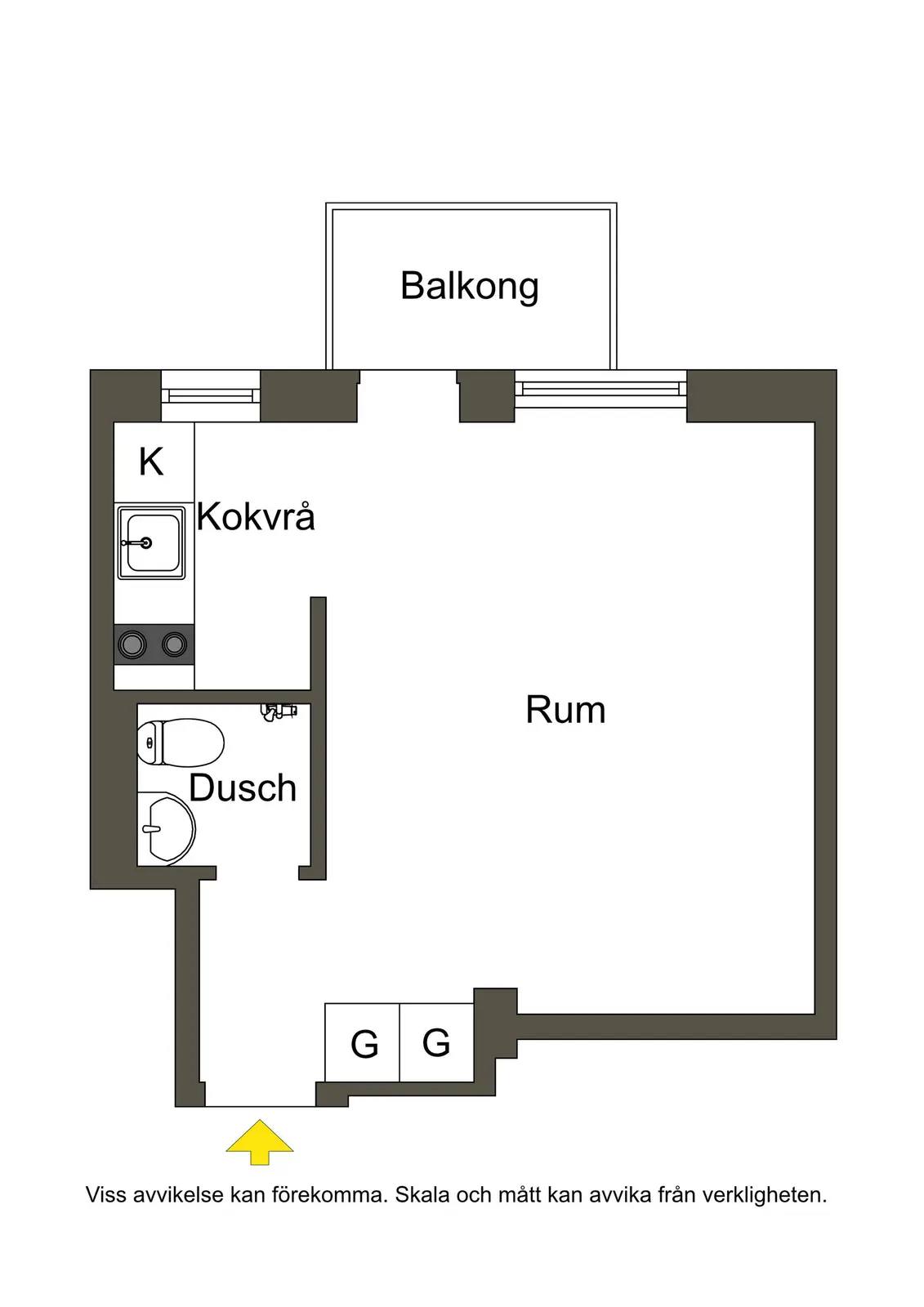 Floor plan for Hägerstensvägen 207