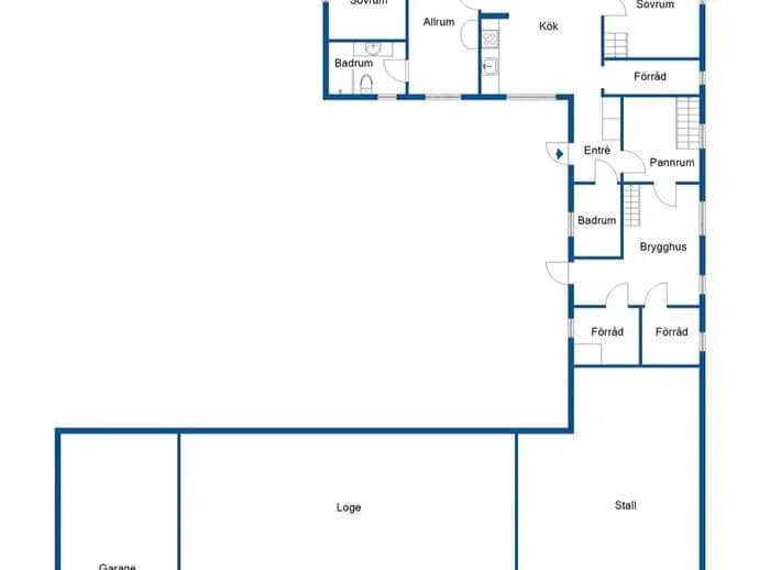 Floor plan for Viarpsvägen 49