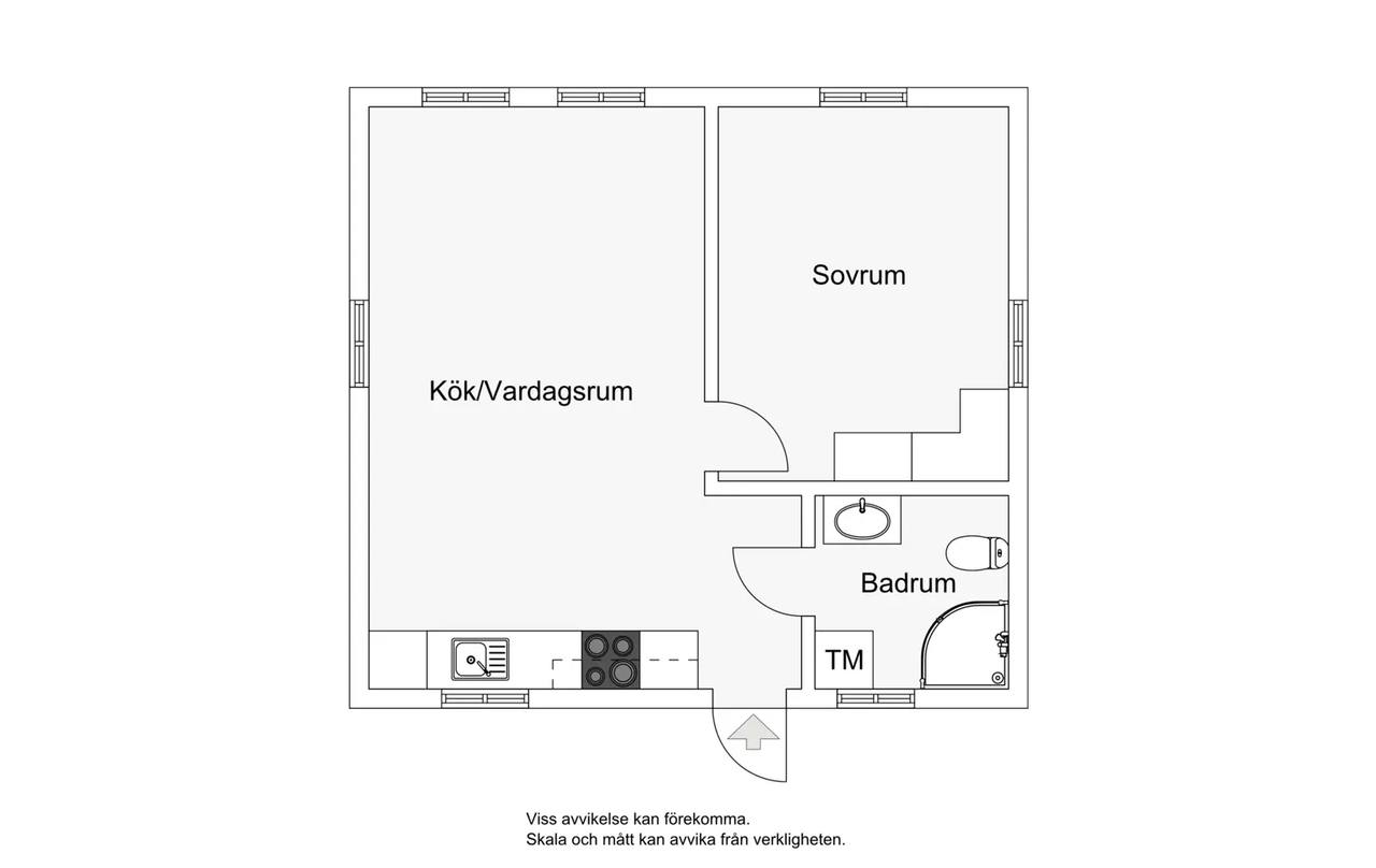 Floor plan for Lilla Hållsättravägen 14