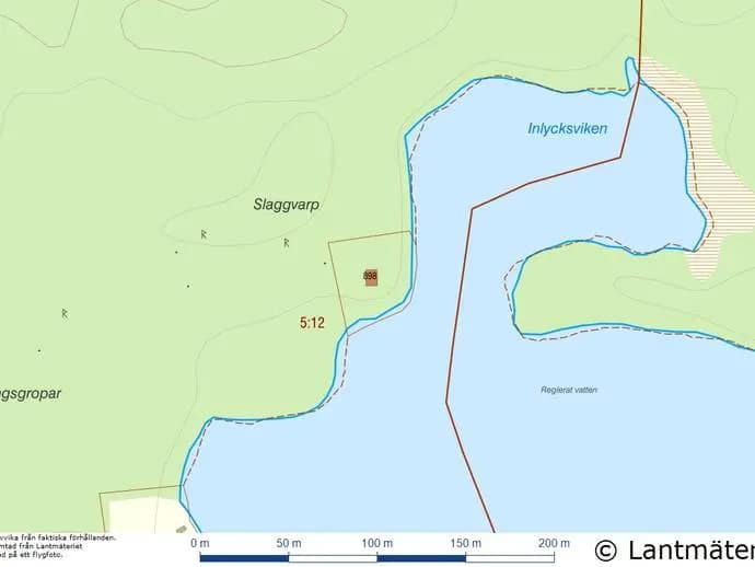 Planritning för Marmen Inlycksviken 898