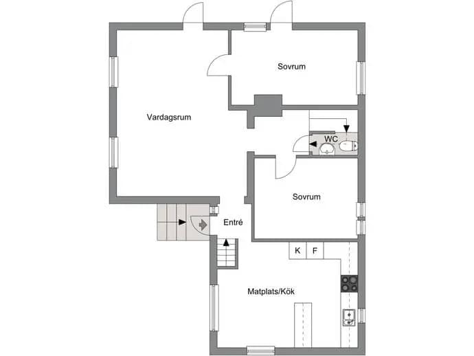 Floor plan for Rydbo tornväg 24