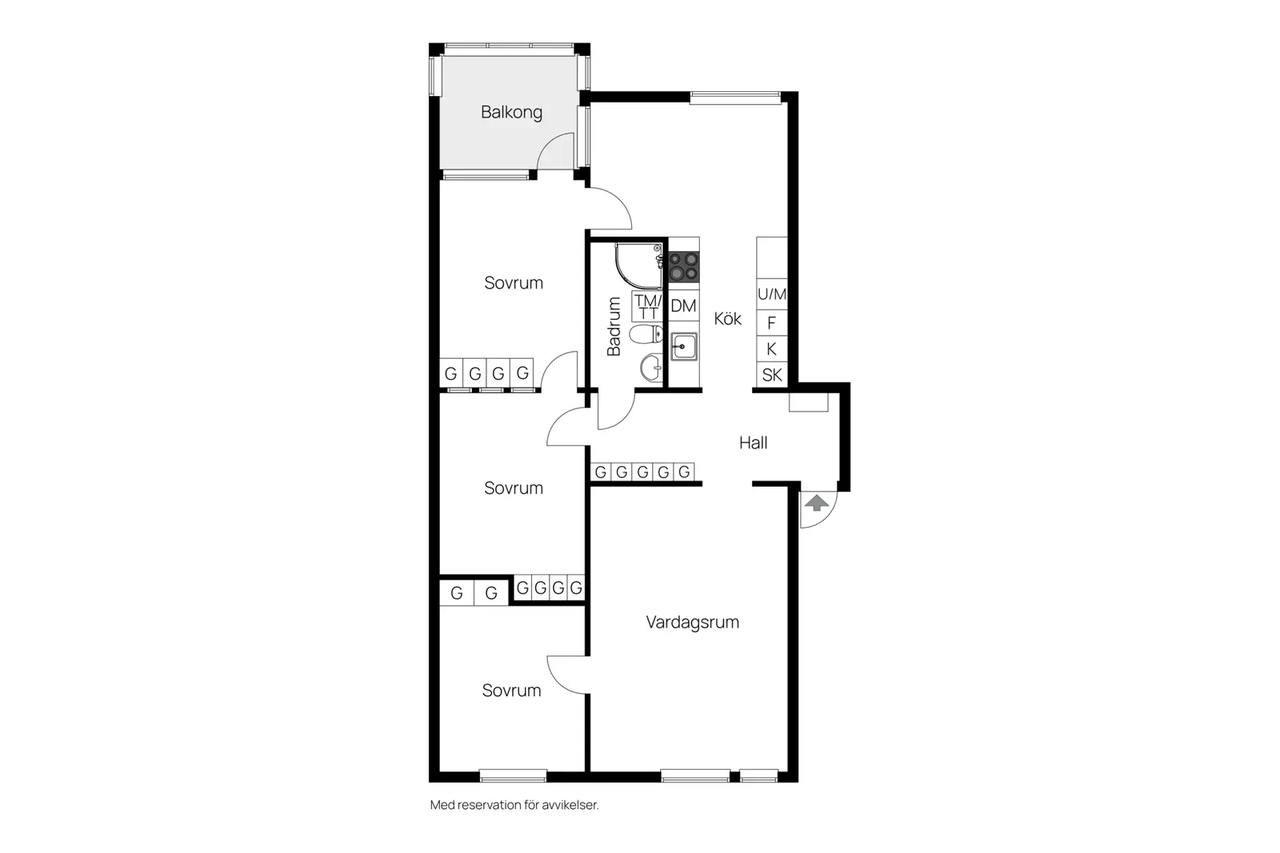 Floor plan for Brunnehagen 51