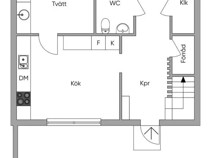 Planritning för Flybjärsvägen 334