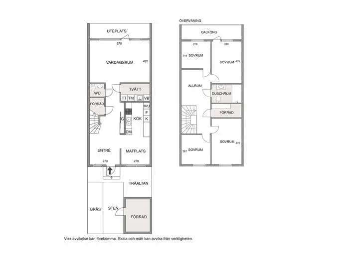 Floor plan for Svartbäckens By 409