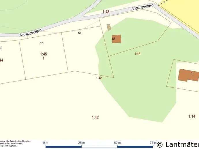 Planritning för Ängstugevägen 54