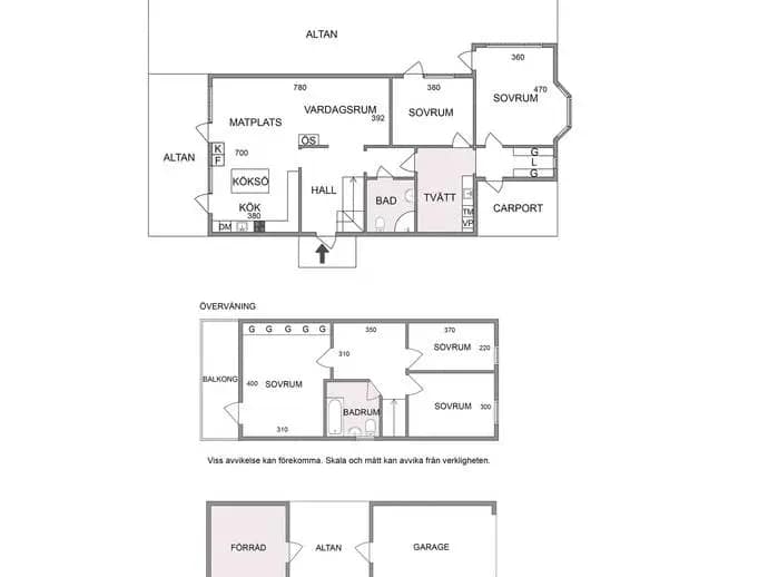 Floor plan for Rosenhillsvägen 9B
