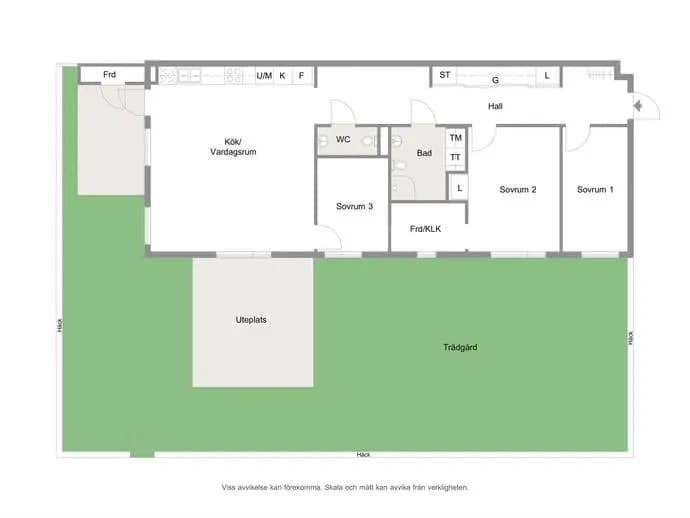 Floor plan for Folketshusvägen 5