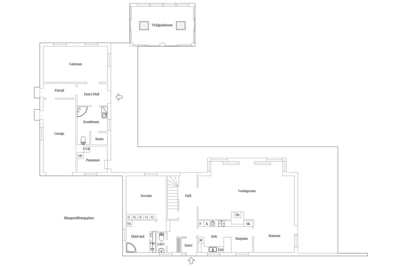 Floor plan for Beckasinvägen 8